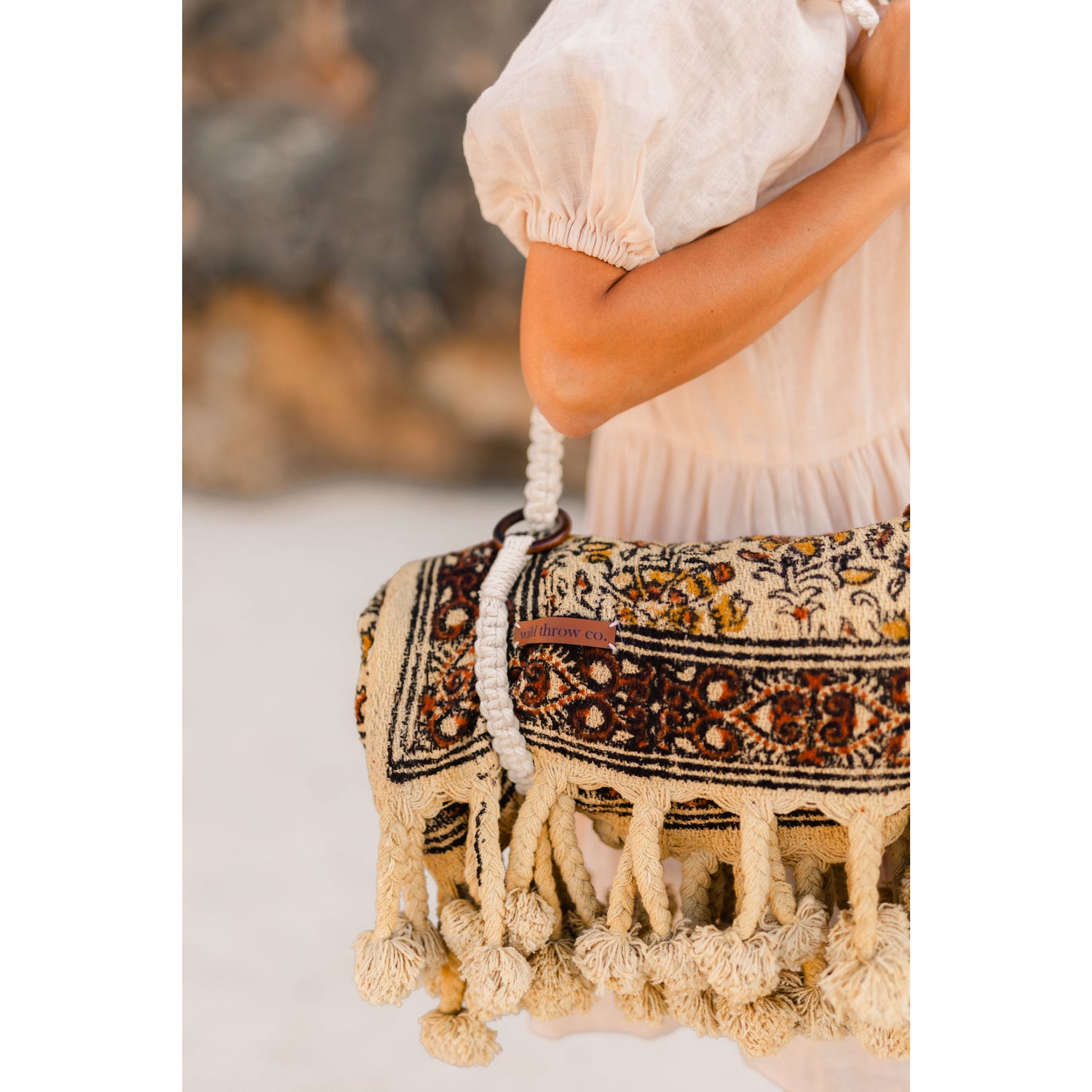 Macrame Carry Strap - Versatile &amp; Stylish Accessory | Wild Throw Co.